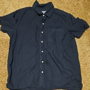American Eagle Outfitters Dark Blue Casual Shirt
